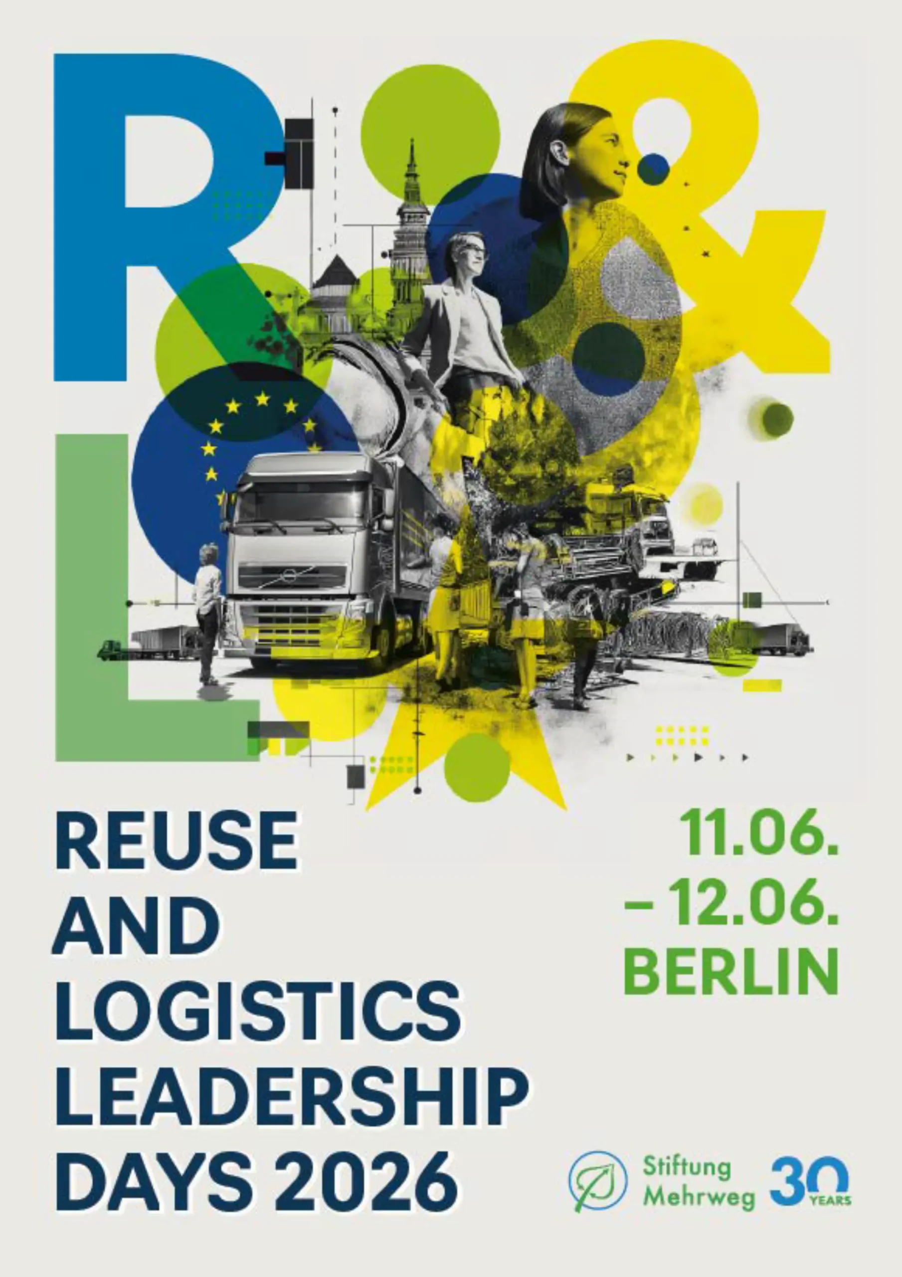 Reuse and Logistics Leadership Days 2026 – event flyer, 11–12 June Berlin