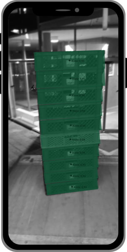 Automatisierte Erfassung von Euro-Norm Brotk&ouml;rben an der Rampe