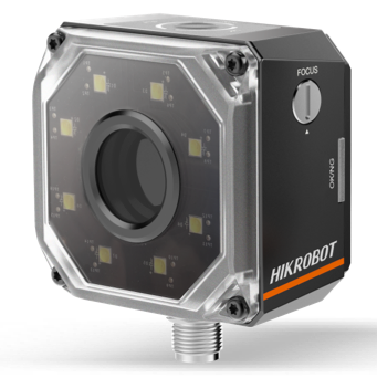 Hikrobot ID3000 smart code reader with integrated LED illumination for basic industrial barcode applications.