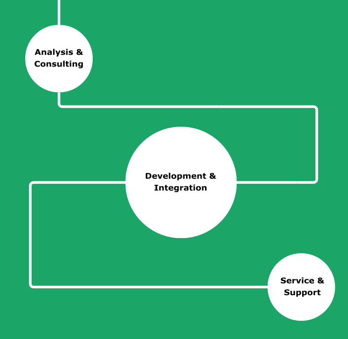 Step-by-step project workflow: From initial analysis to seamless integration and ongoing support. This structured process ensures customized, efficient, and future-proof solutions in industrial image processing.